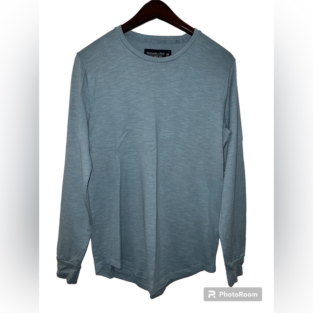 Abercrombie and Fitch Aqua Long Sleeve Shirt Men’s (XS) (Fits like a Small)
